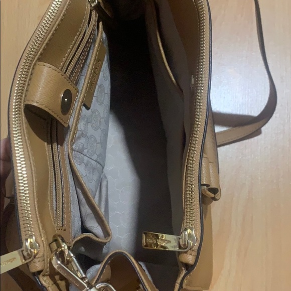 Michael Kors Tan Medium Saffiano Leather Satchel - Picture 4 of 4
